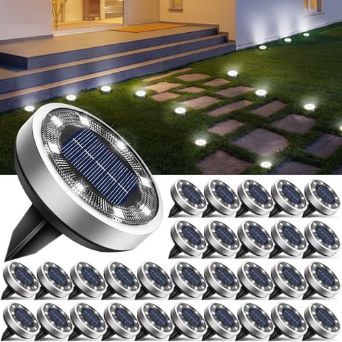 30 Pack Solar Lights Outdoor Waterproof (30 Count)