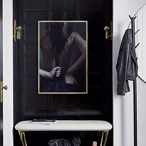 Brushed Gold Wall Lighting Fixtures (2 Count)