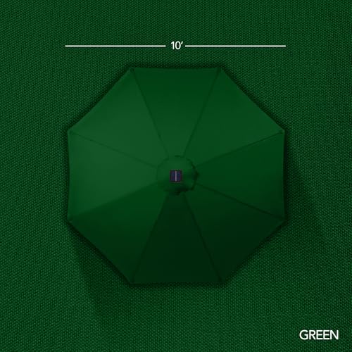 10ft Solar Market Patio Umbrella w