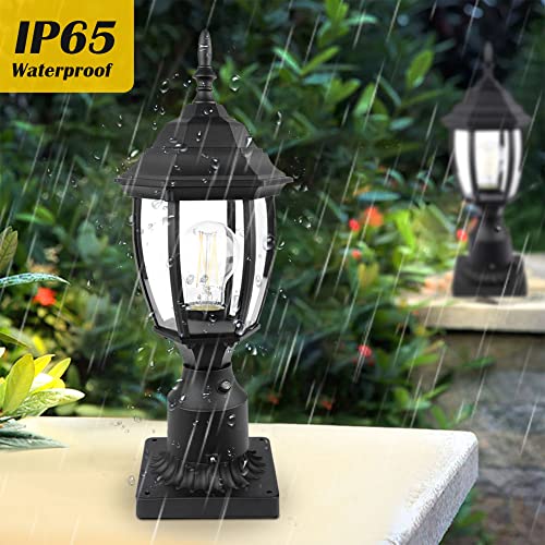 Dusk to Dawn Outdoor Post Light Hardwired 120V
