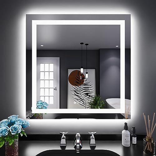 32"X32" LED Bathroom Mirror with Lights