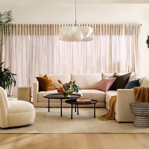 24 Inch Imitated Silk Pendant Light for Dining Room