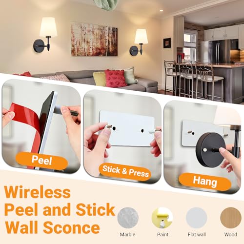 Battery Operated Wall Sconce