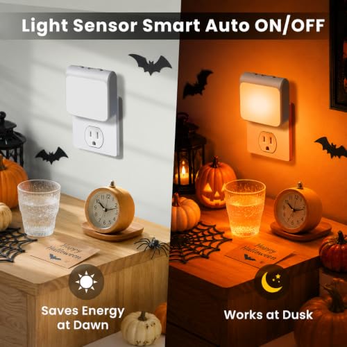 6 Packs Dimmable LED Night Lights Plug into Wall (6 Count)