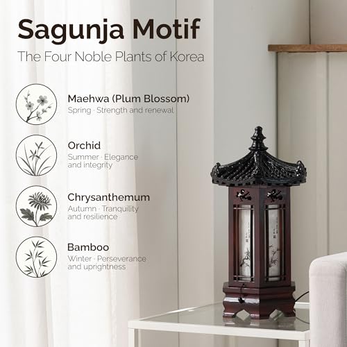 Traditional Korean Wood Lamp