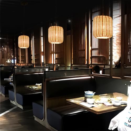 3 Pack Rattan Pendant Light (3 Count)