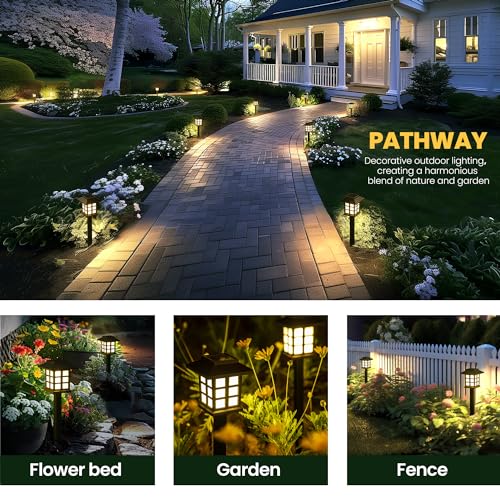 Solar Lights Outdoor Waterproof 12 Pack (12 Count)