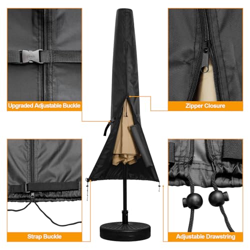 Patio Umbrella Cover for 9'