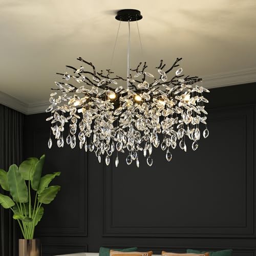 Modern Crystal Tree Branch Chandelier
