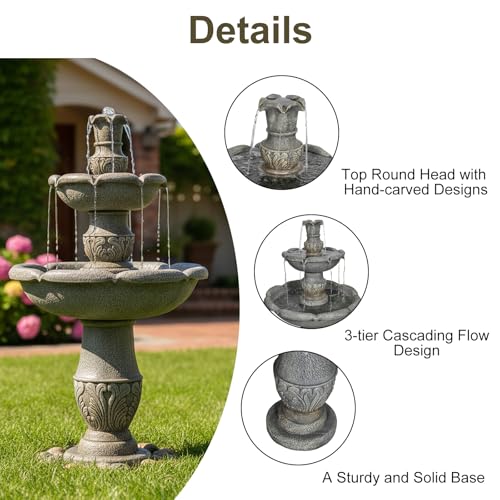 48.4" Water Fountain Outdoor