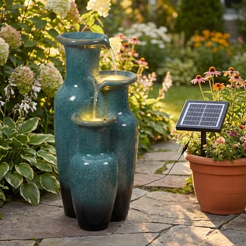 Solar Outdoor Water Fountain