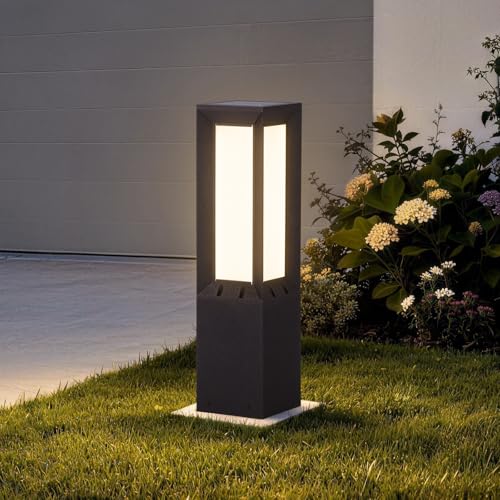24" Solar Pathway Lights Outdoor IP65 Waterproof Landscape Path Lights