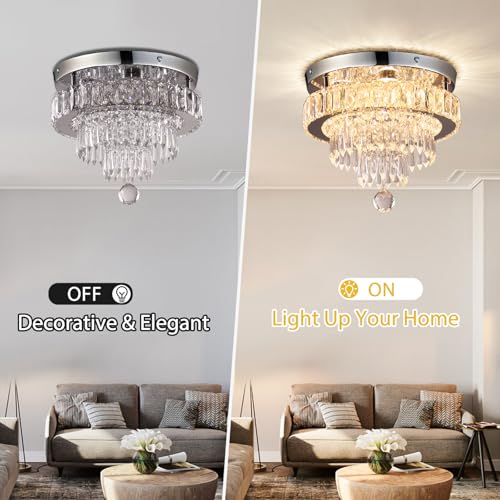 11.8" Crystal Ceiling Light