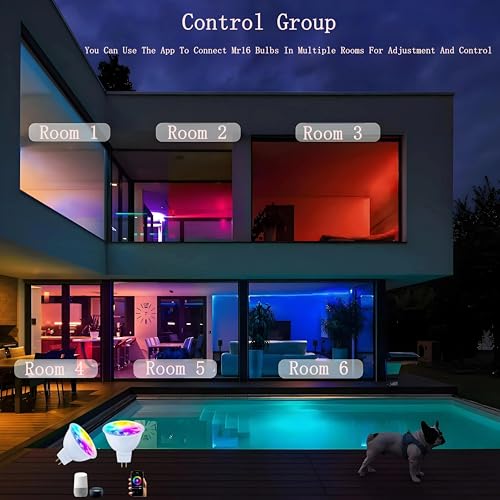 Smart MR16 LED Bulb Dimmable Color Changing
