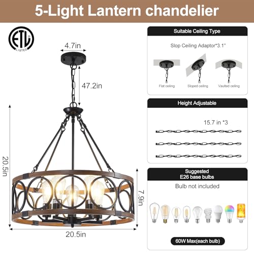 21" Dining Room Light Fixture