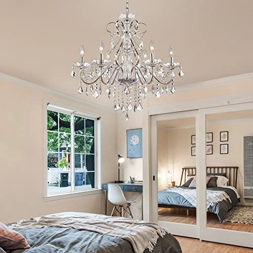 Saint Mossi 6 Light Crystal Chandelier Light Fixture Modern Chandelier Pendant Lighting