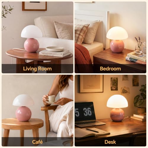 Mushroom Lamp Table Lamp for Bedroom
