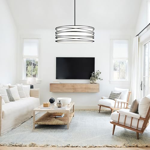 19.7" Black Pendant Light 5