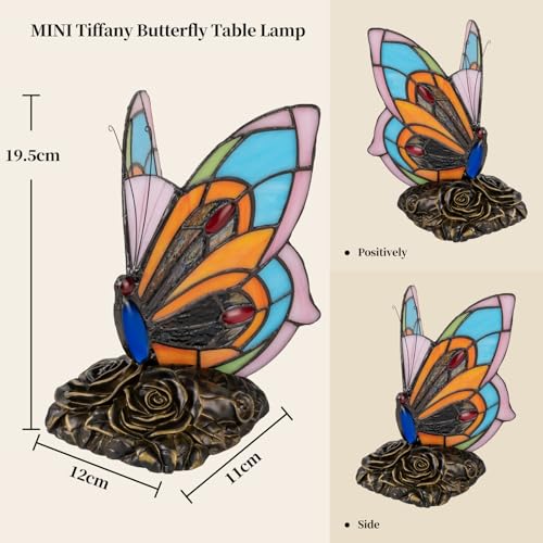 Tiffany Style Butterfly Lamp