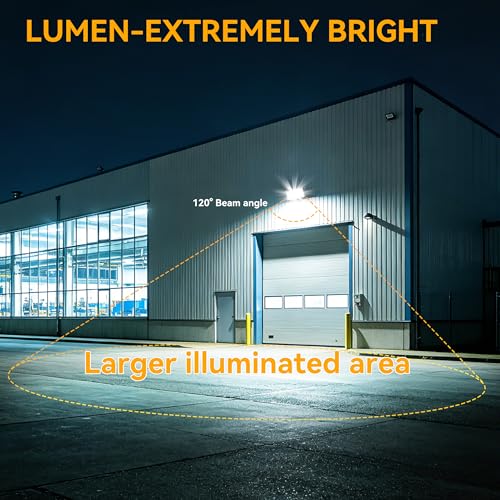 60W LED Wall Pack Light with Dusk to Dawn Photocell
