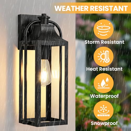 2 Packs Outdoor Wall Lights (2 Count)
