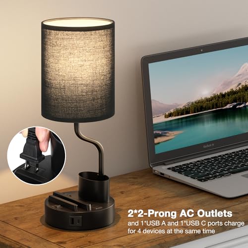 Bedside Lamps for Bedroom Set of 2 (2 Count)