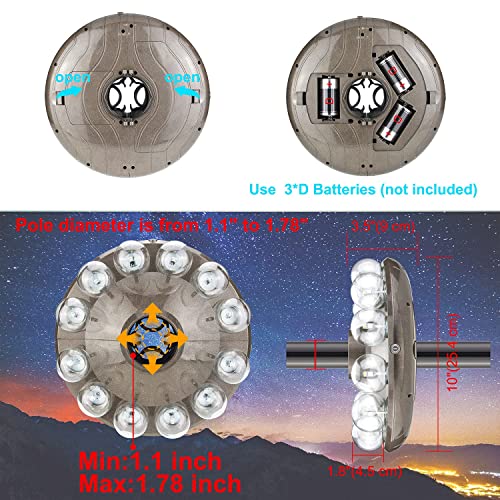 Battery Operated Hanging Lights Outdoor Patio Umbrella Light RF Remote Control