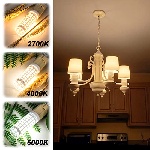 E26 100 Watt Equivalent LED Candelabra Corn Bulbs (4 Count)