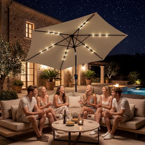 Patio Umbrella with Lights