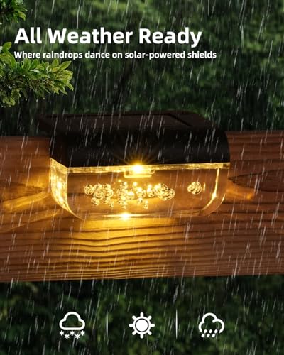16 Pack Solar Fence Lights (16 Count)