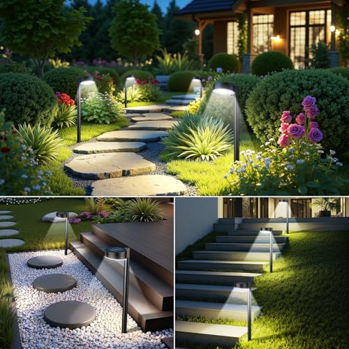 4 Pack Solar Pathway Lights Outdoor (4 Count)