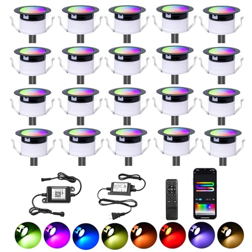 LED Deck Lights Kit Black