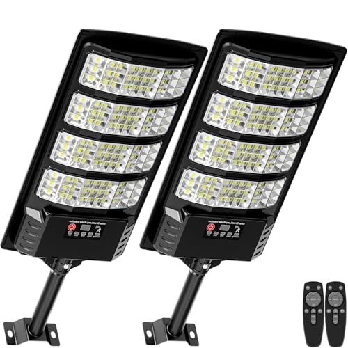 Solar Security Lights Outdoor (2 Count)