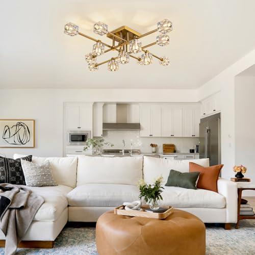 Modern Ceiling Light Fixture with 13