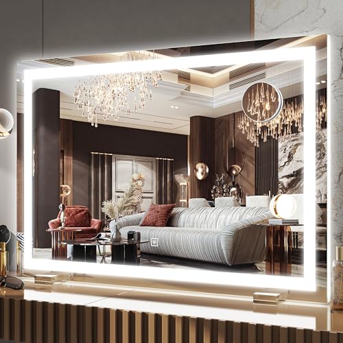 Makeup Mirror with Lights 32"x22"