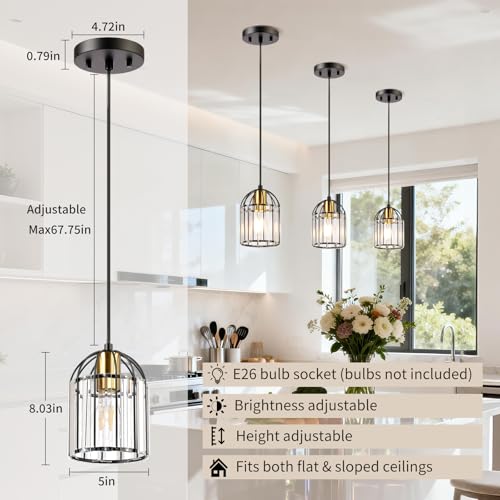 Pendant Lights Kitchen Island Black