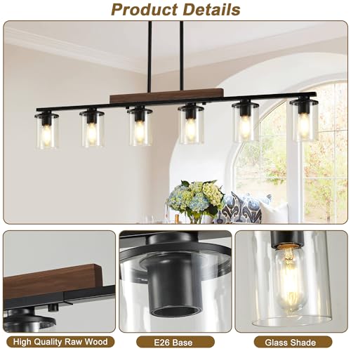 47.2" Dining Room Light Fixtures Over Table
