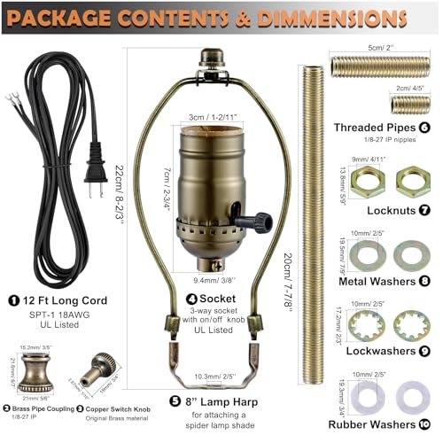 Lamp Rewire Kit