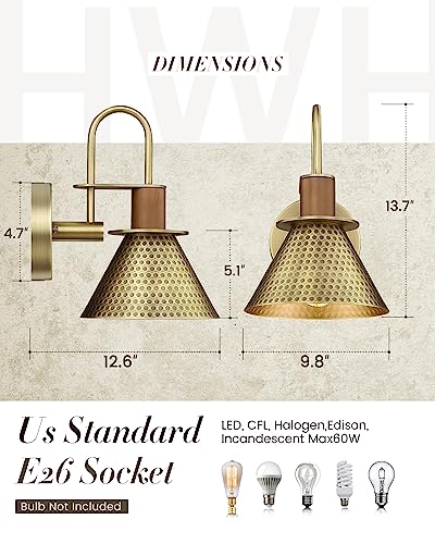 Industrial Wall Sconces Set of Two