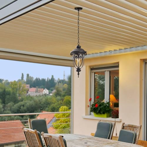 Vintage Bronze Outdoor Pendant Lights for Porch