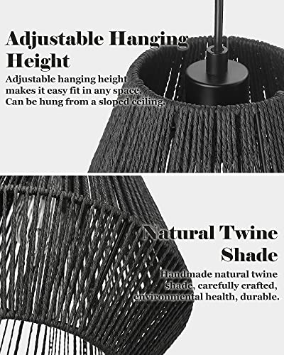 Woven Pendant Light Fixtures