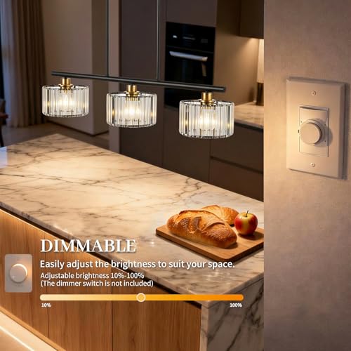 Pendant Lights Kitchen Island Black and Gold