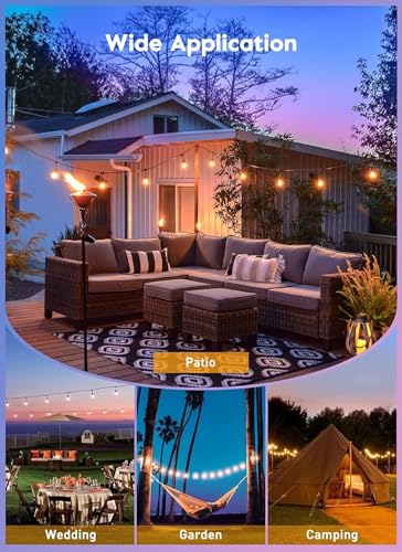 55FT Solar String Lights Outdoor