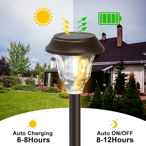 Solar Lights Outdoor Waterproof (6 Count)