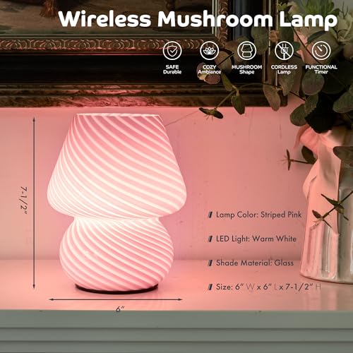 Battery Operated Mushroom Lamp