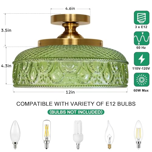 Semi Flush Mount Ceiling Light