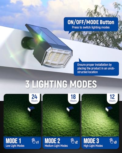 Solar Spot Lights Outdoor Waterproof