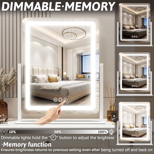 Vanity Mirror with Lights 22 Inch