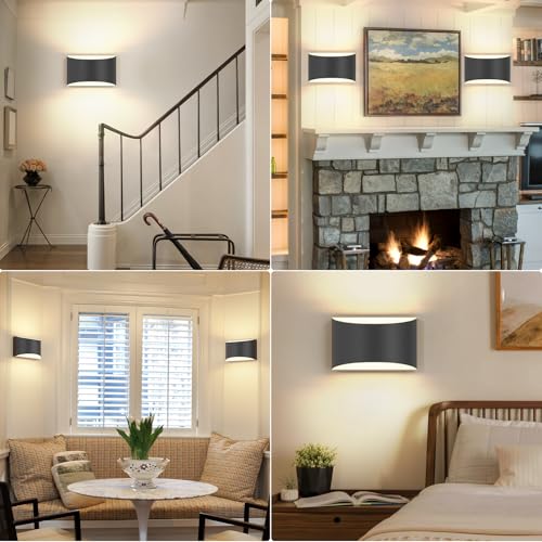 Modern LED Wall Sconces Set of 2