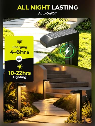 Solar Pathway Lights Outdoor (6 Count)